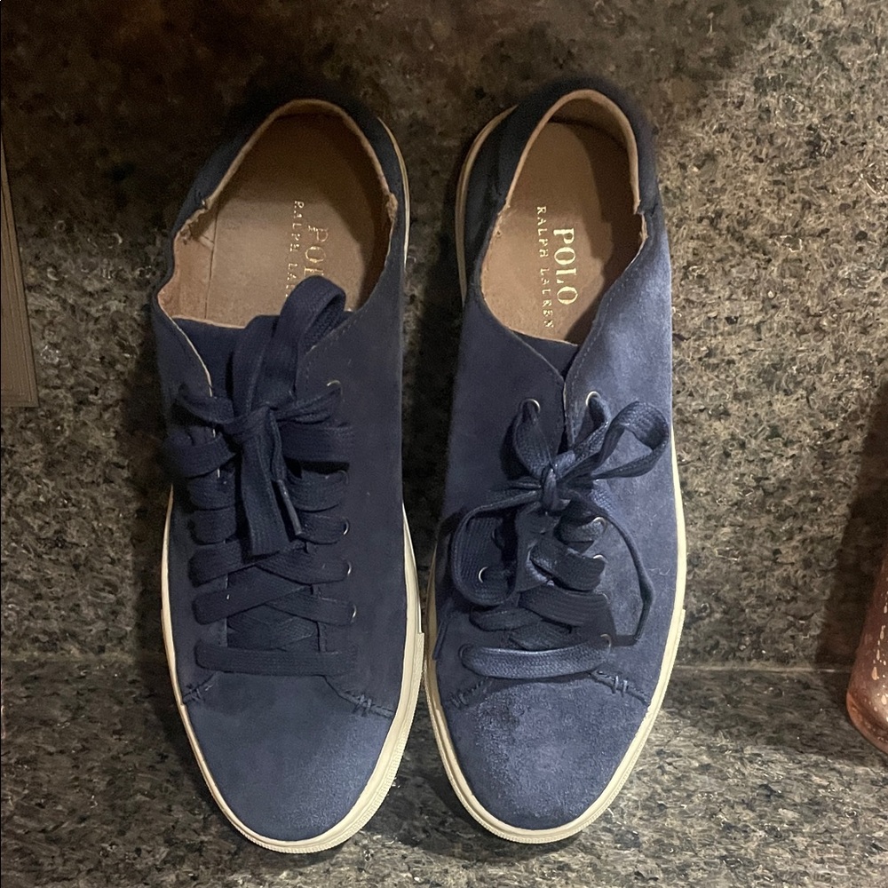 Polo by Ralph Lauren Men's Navy Sneakers